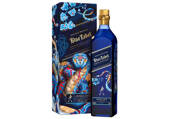 Florist Gift - Johnnie Walker Blue Label Year of Snake 750ml - OL1230A3 Photo